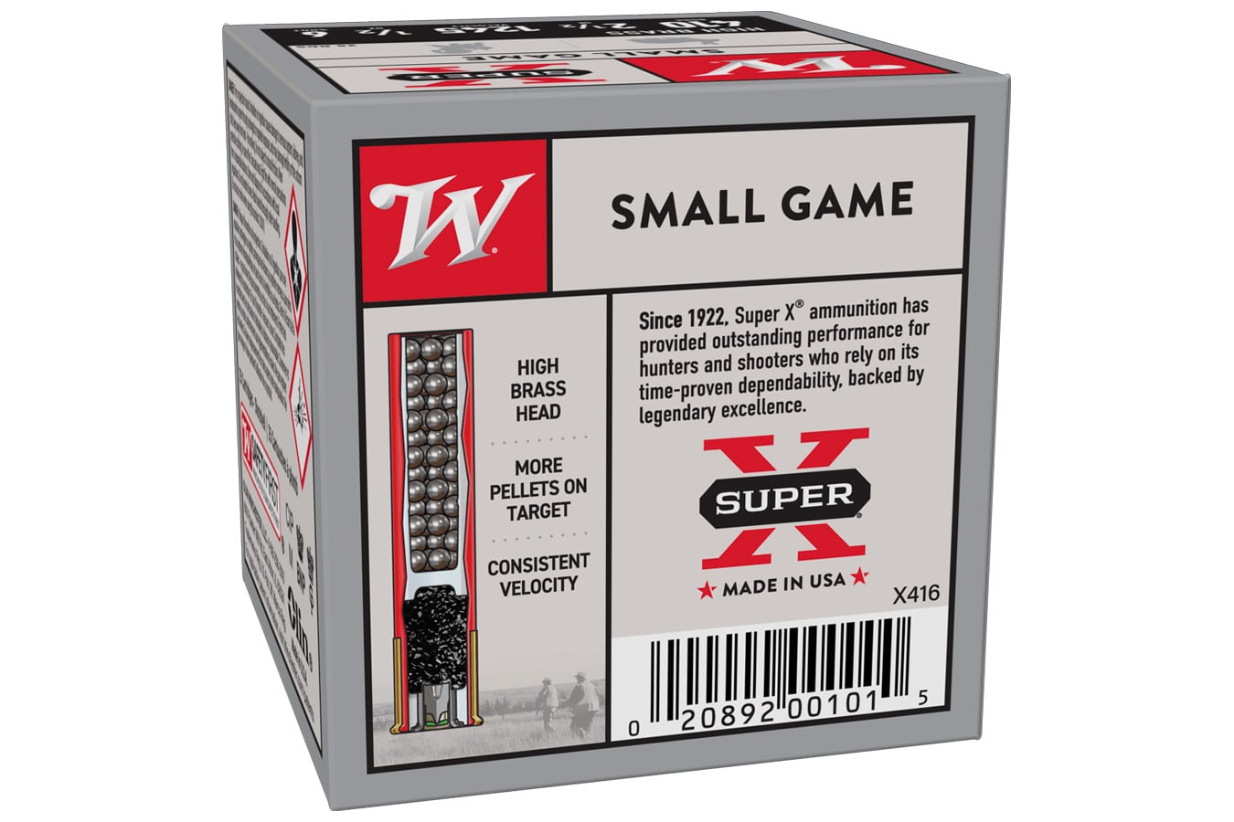WINCHESTER AMMO 410 Gauge 2 1/2 in 1/2 oz #6 Shot Super X 25/Box